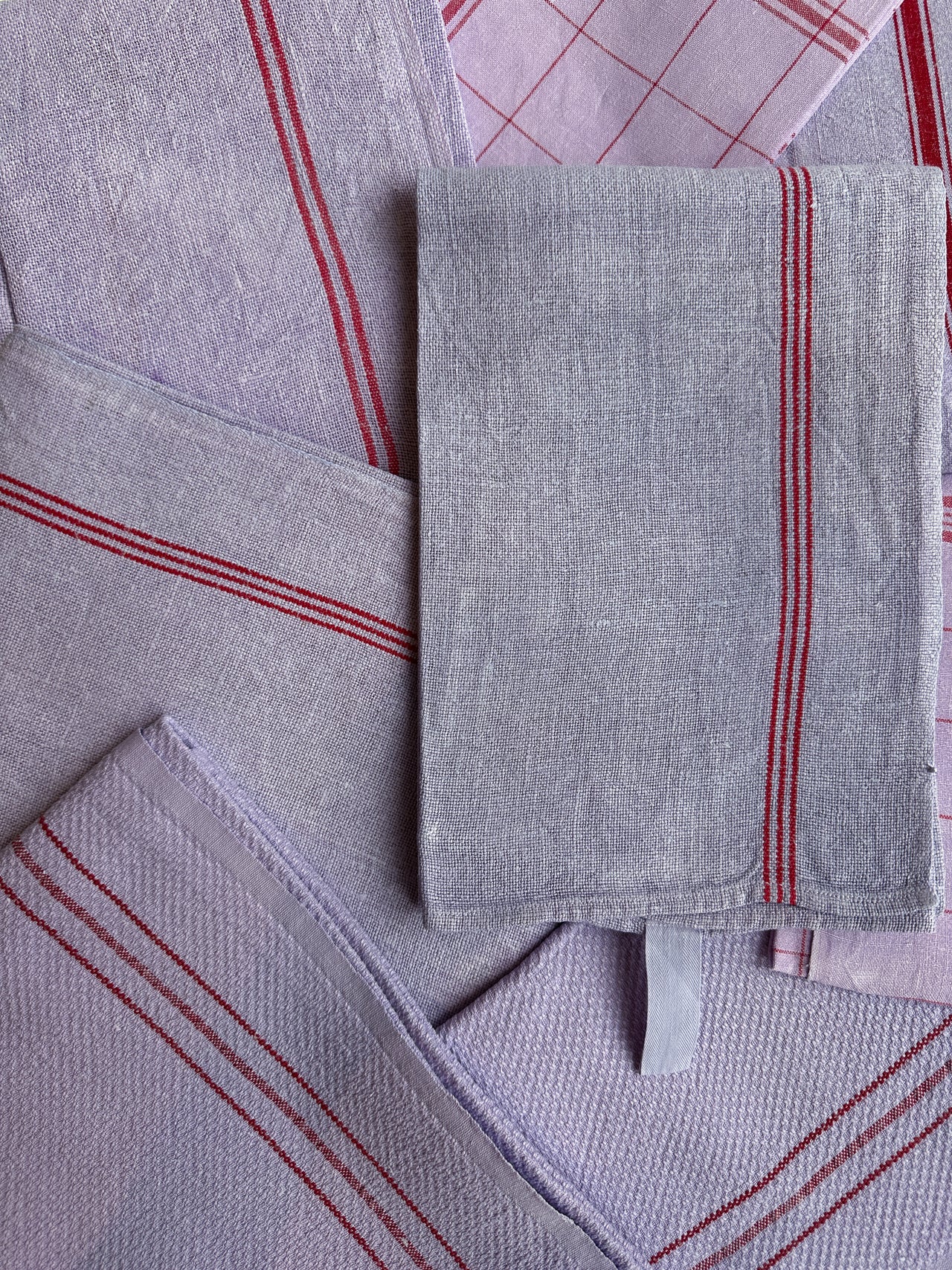 Vintage Tea Towel – Lilac – Assorted Patterns