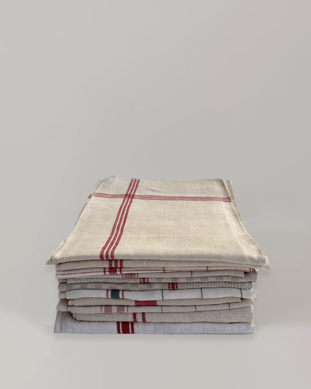 Vintage Tea Towel – Chalk White – Assorted Patterns