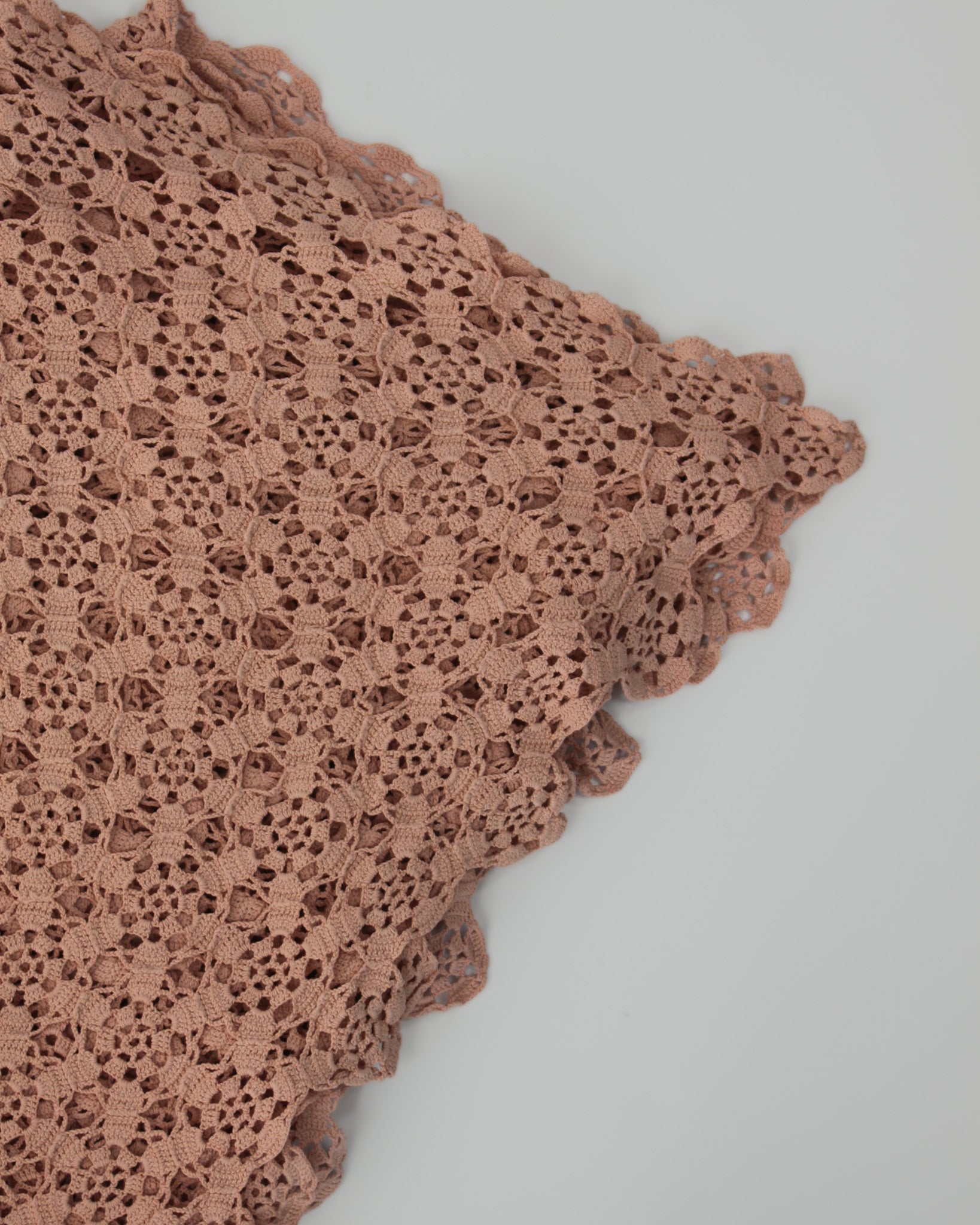 Dessus de lit en crochet vintage 1