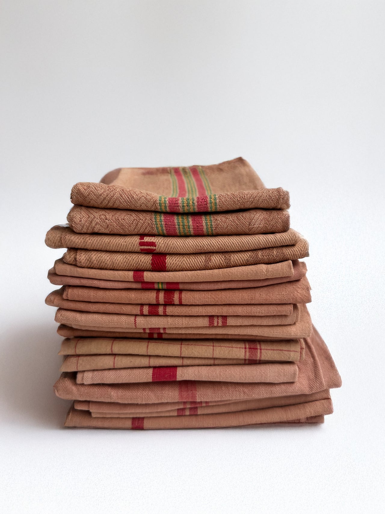 Vintage striped tea towel – Sienna – Assorted patterns