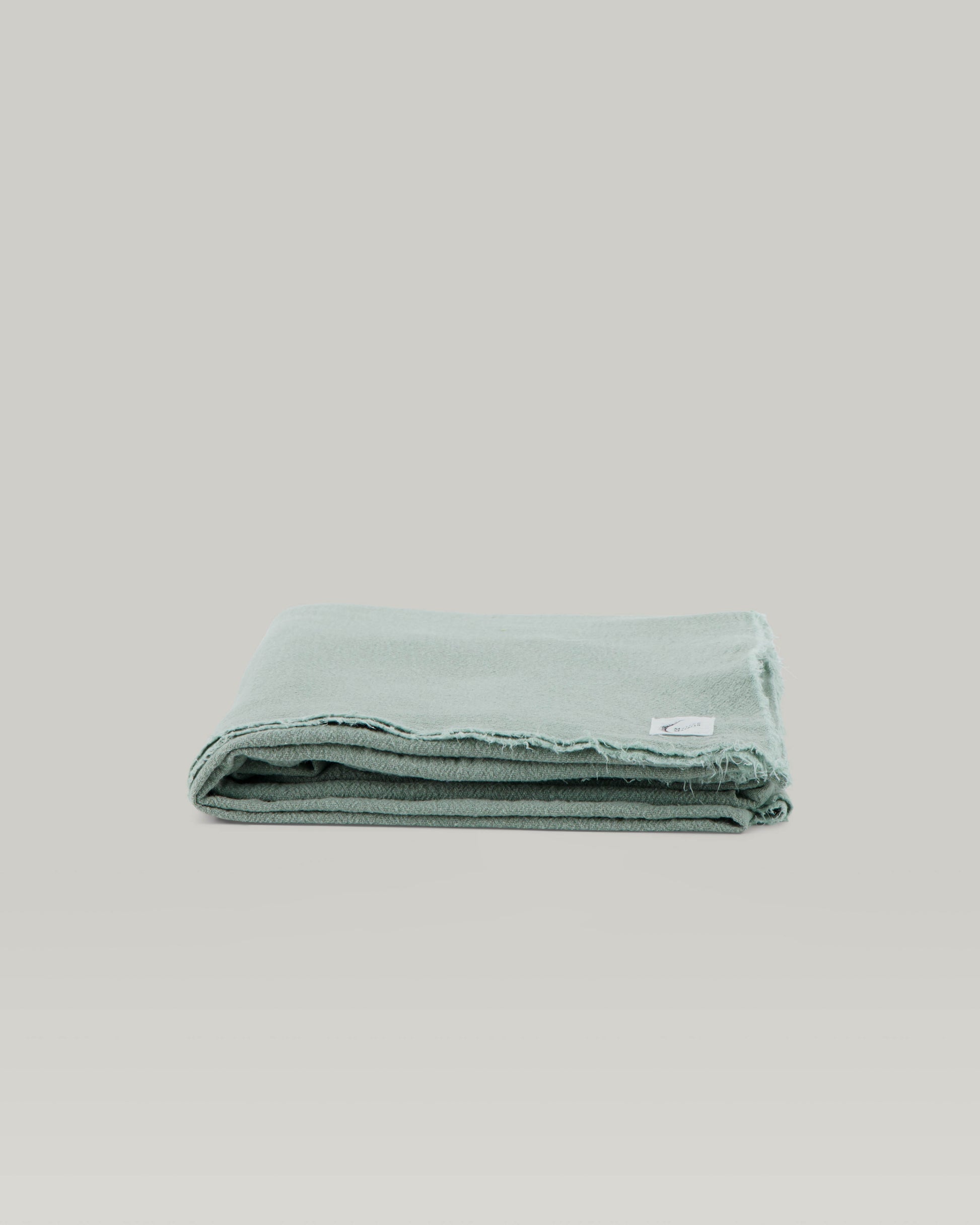Plaid, nappe ou rideau en lin brut français 13