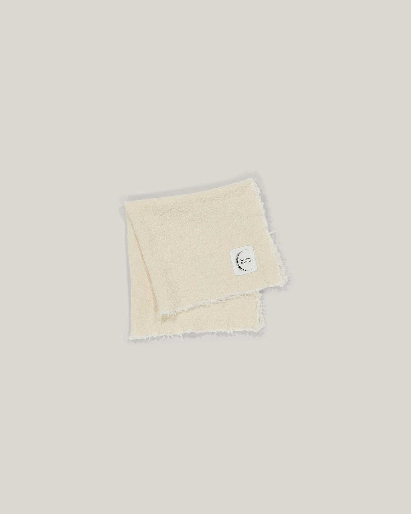 Serviette de table en lin brut français 12
