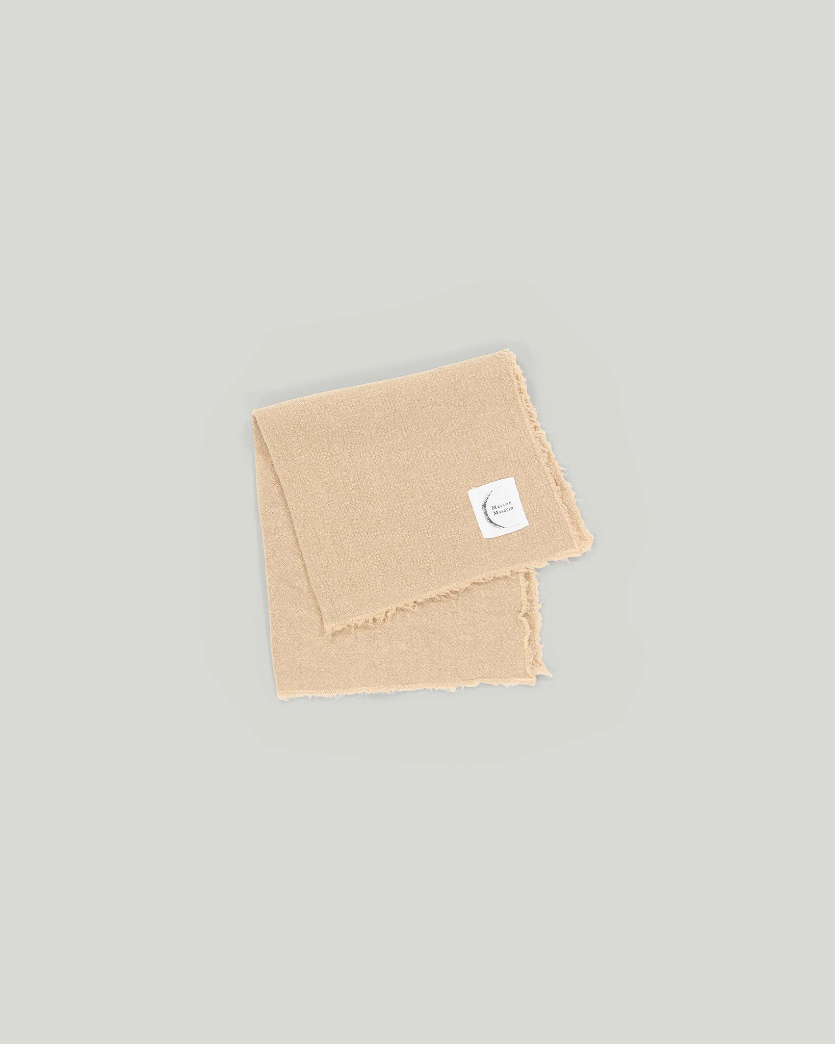 Serviette de table en lin brut français  3
