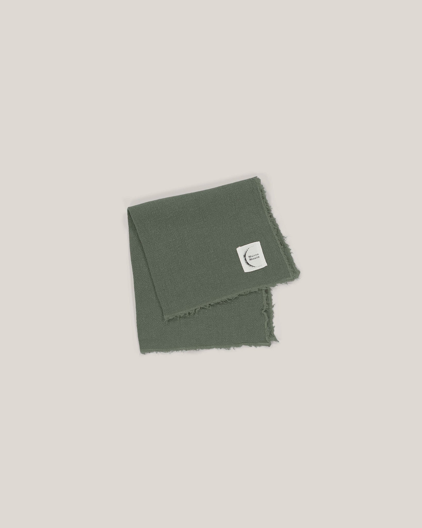 Serviette de table en lin brut français 2