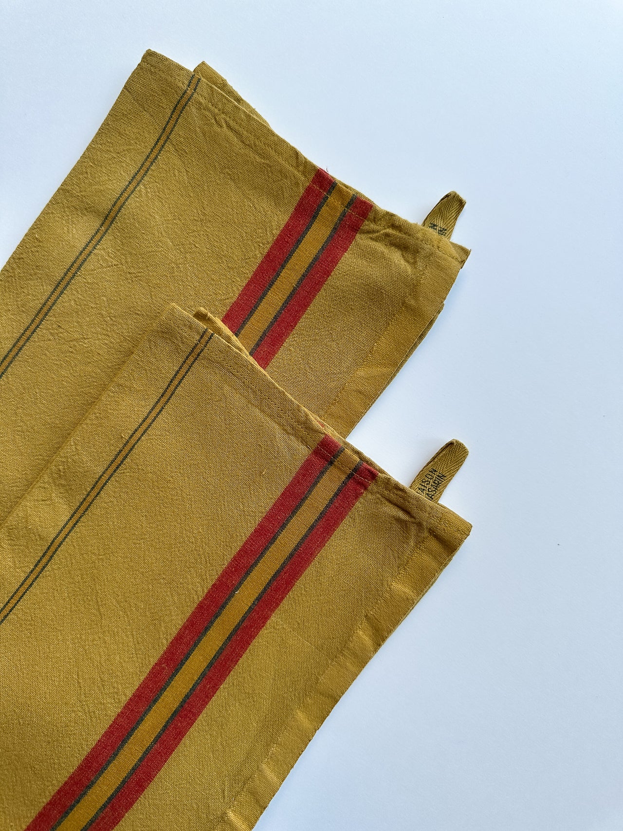 Torchon vintage rayé - Madras