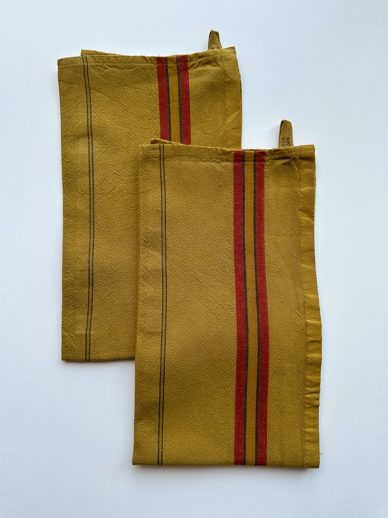 Torchon vintage rayé - Madras