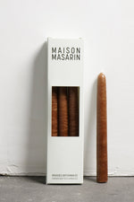 Bougies coniques artisanales - 3 pièces