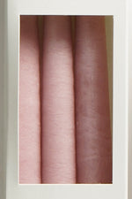 Bougies coniques artisanales - 3 pièces