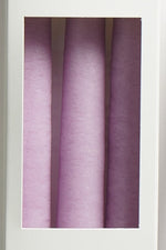 Bougies coniques artisanales - 3 pièces