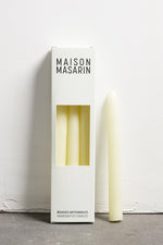 Bougies coniques artisanales - 3 pièces