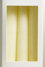 Bougies coniques artisanales - 3 pièces