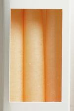 Bougies coniques artisanales - 3 pièces