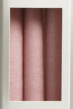 Bougies coniques artisanales - 3 pièces