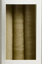 Bougies coniques artisanales - 3 pièces