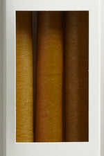 Bougies coniques artisanales - 3 pièces