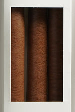 Bougies coniques artisanales - 3 pièces