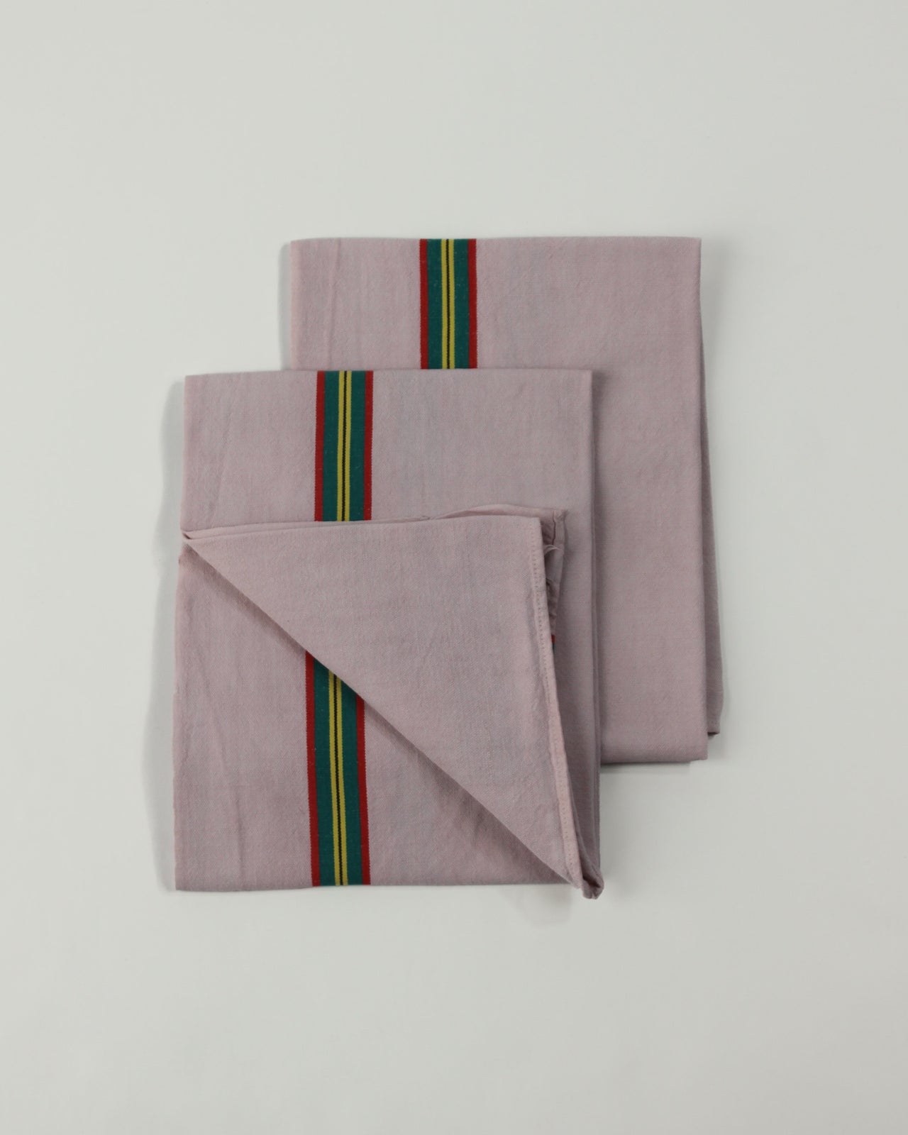 Vintage striped tea towel - ballerine