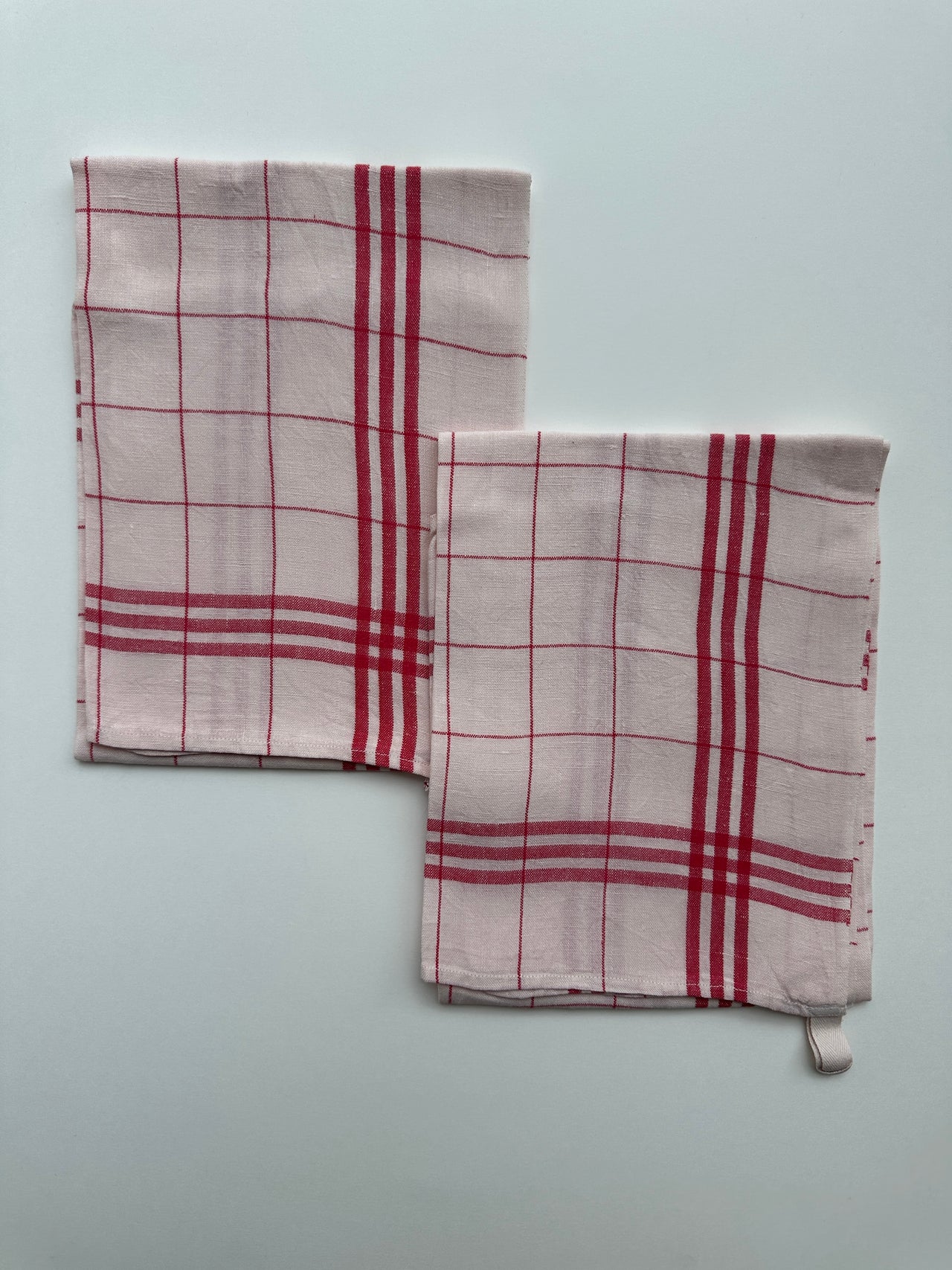 Vintage Striped Tea Towel – Natural