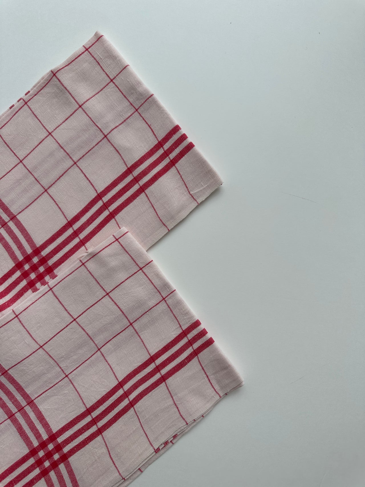 Vintage Striped Tea Towel – Natural