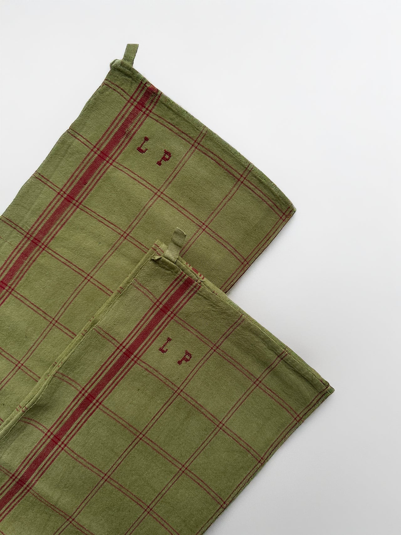 Vintage Striped Tea Towel – Natural