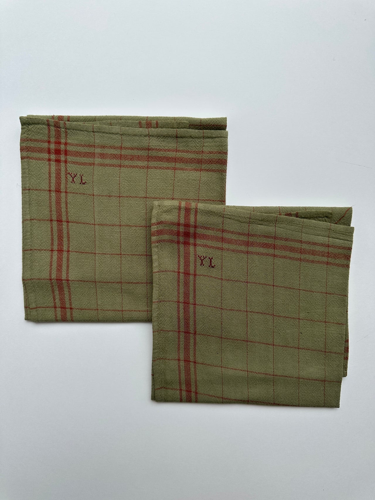 Vintage Striped Tea Towel – Natural