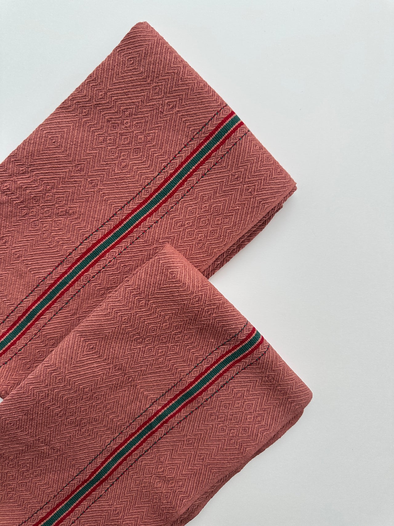 Vintage Striped Tea Towel – Natural