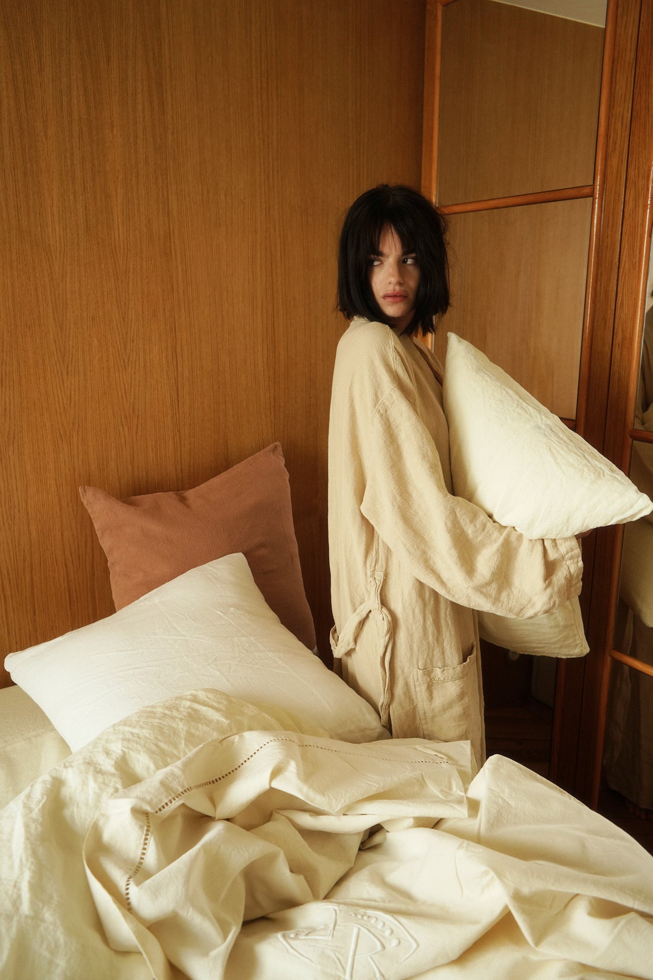 Raw Linen Kimono
