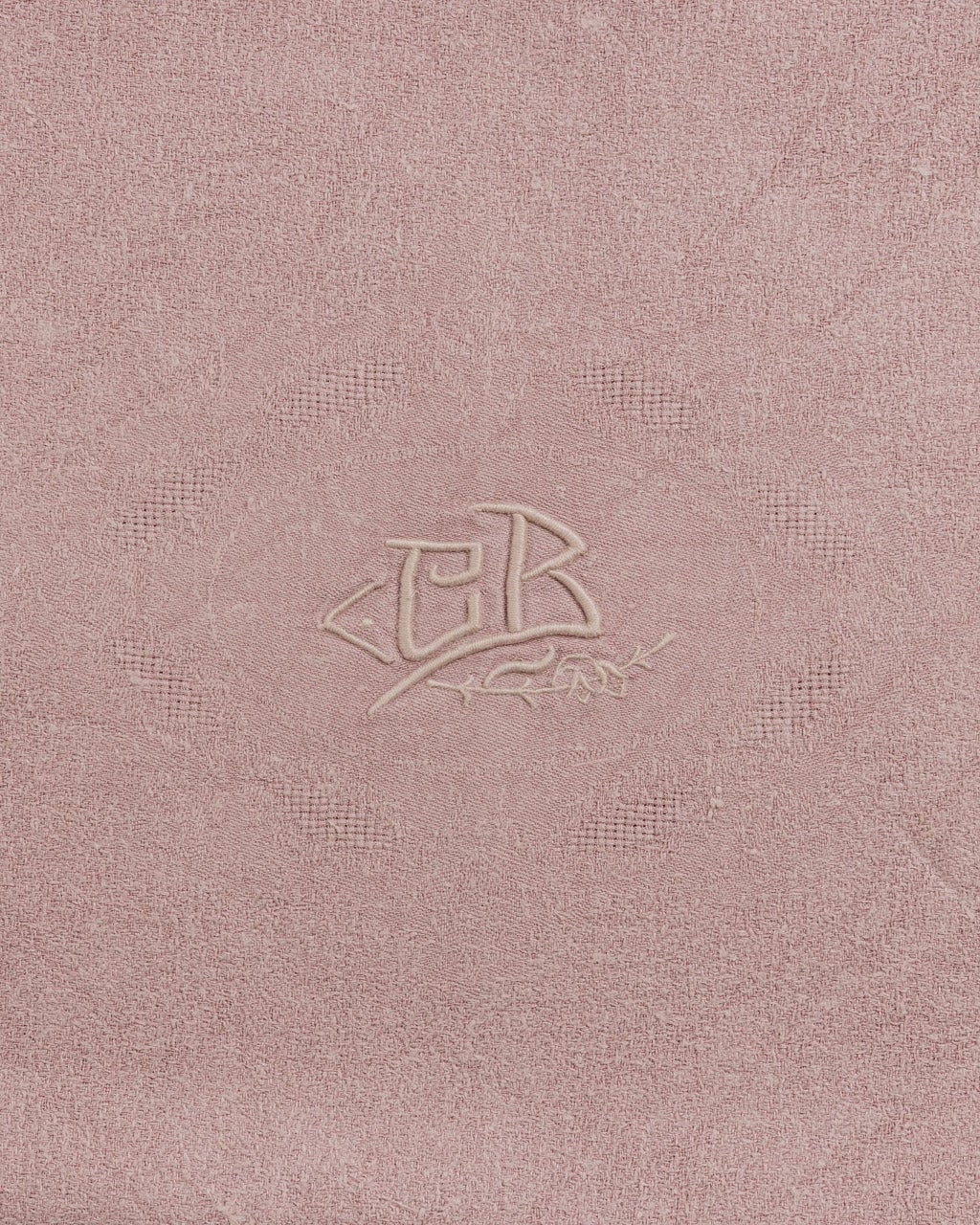 Nappe ancienne monogrammée "CB" - 150x220cm