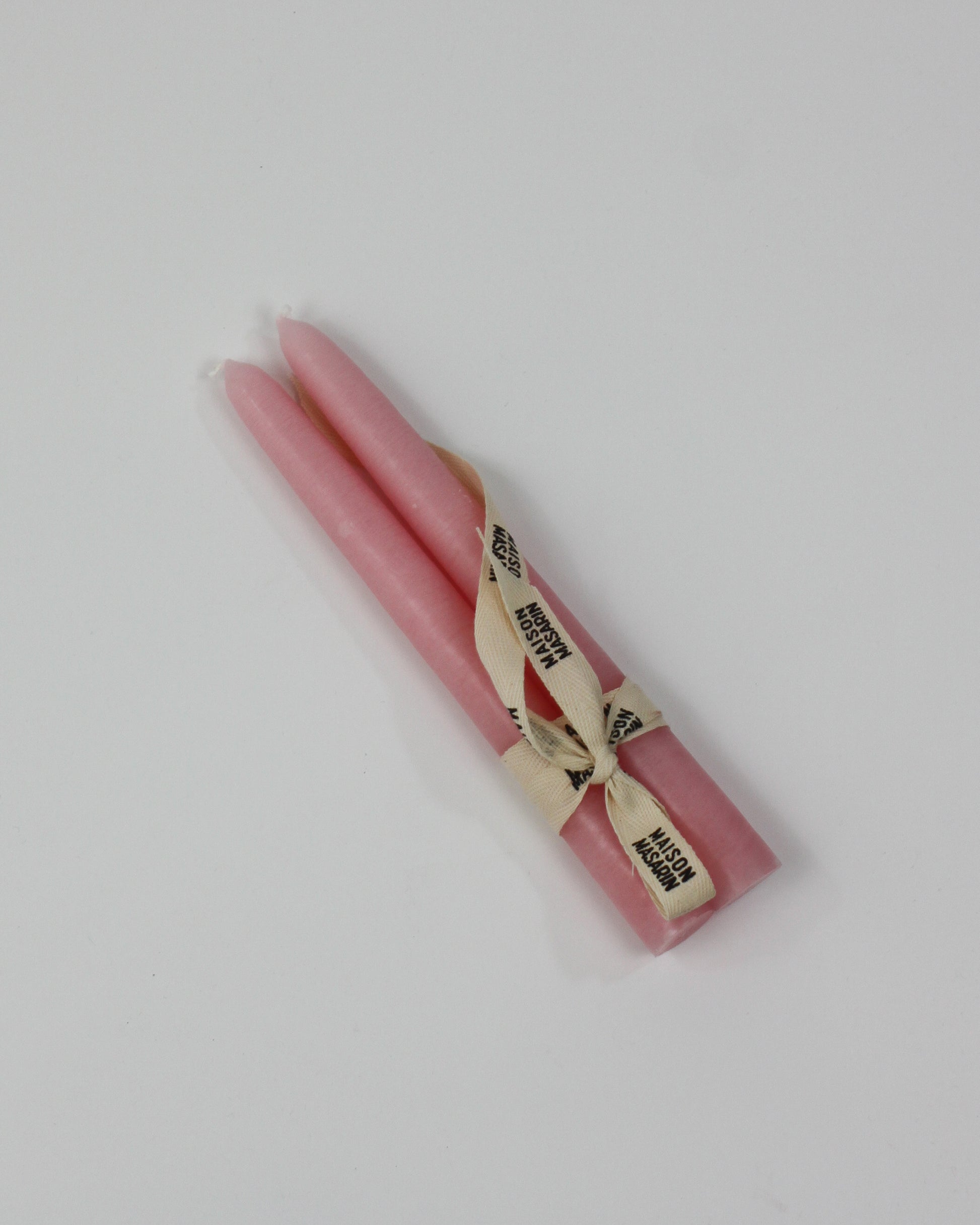 Bougies coniques artisanales naturelles made in france rose clair