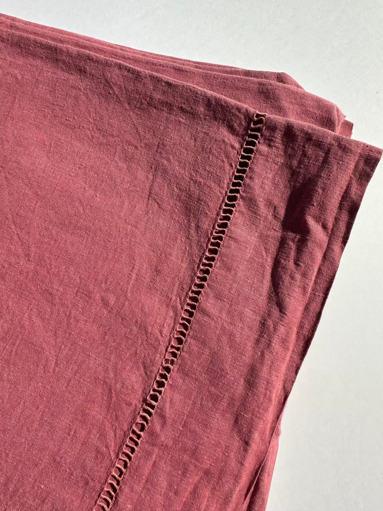Antique Linen Sheet - 210x300cm - Santal