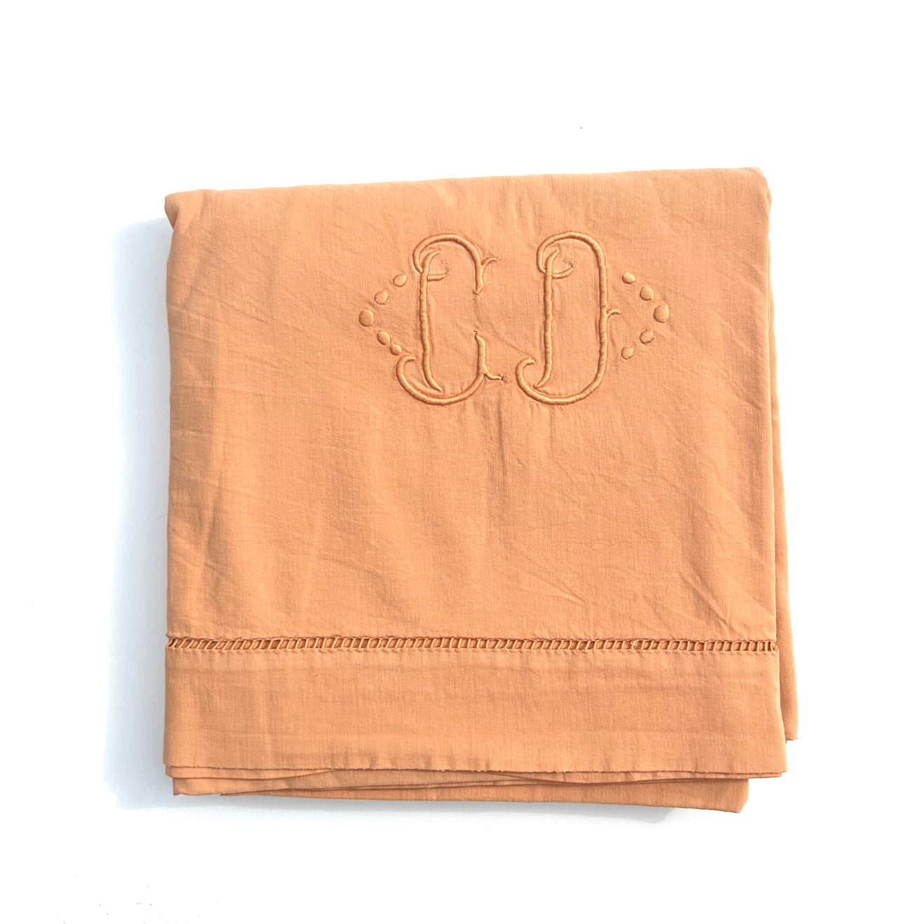 Antique Metis sheet - CD monogram - 240x300cm - Clémentine
